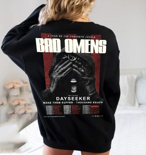 Discover Bad Omens Concrete Jungle Tour Shirt