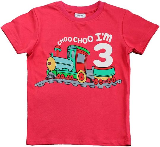 Discover Unordinary Toddler 3rd Birthday  Chugga Chugga Choo Choo Train im 3 Three Year Old Third
