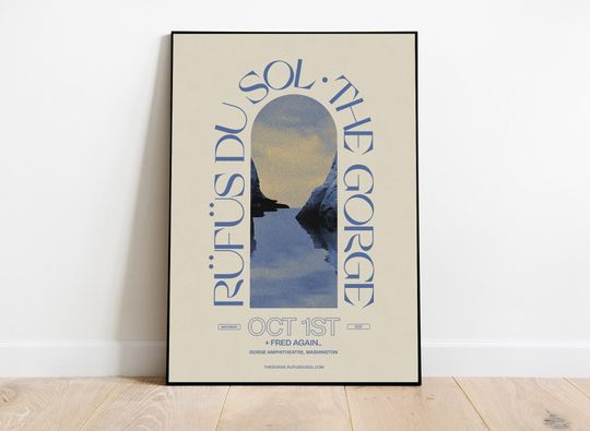 Discover Rfs Du Sol Poster \ Rfs Du Sol Tour Poster \ Dance Music