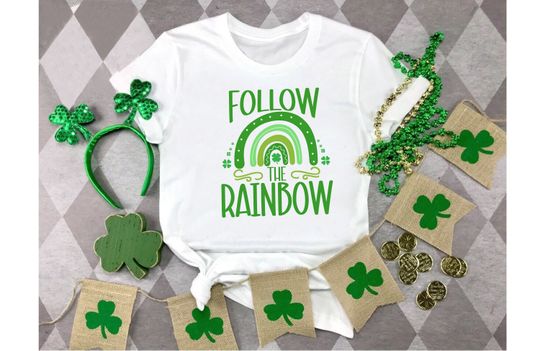 Discover Lucky Four Leaf Clover, Shamrock Shirt, Irish T-shirt