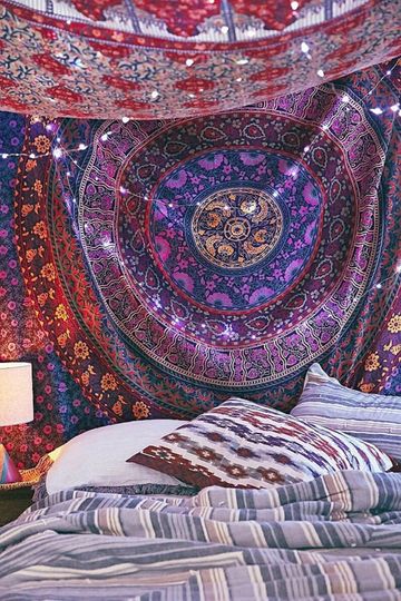 Discover Bohemian Hippie Wall Tapestry - Elegant Decor