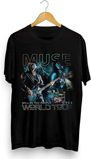 Discover Vintage The Muse World Tour 2023 Will of The People Muse Band Hip Hop Rock Shirt