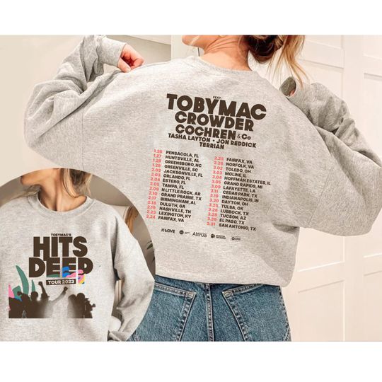Discover Tobymac Hits Deep 2023 Tour Shirt
