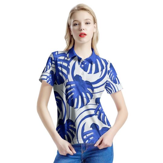 Discover Womens Aloha Polo Shirt