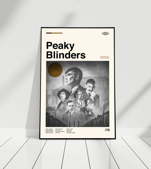 Discover Modern Vintage Peaky Blinders Poster