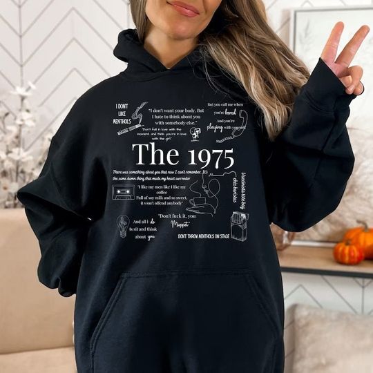 Discover The 1975 Lyrics Fan Hoodie