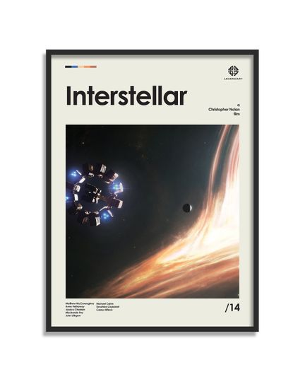 Discover Interstellar - Vintage Poster - Digital Download