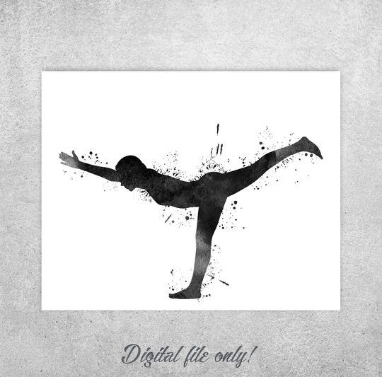 Discover Yoga Wall Art Poster