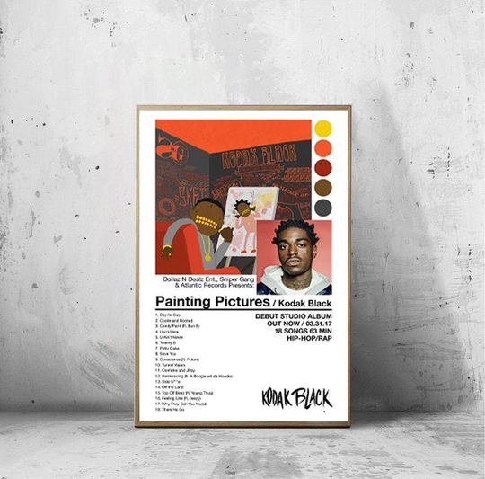 Discover Kodak Black Painting Pictures poster
