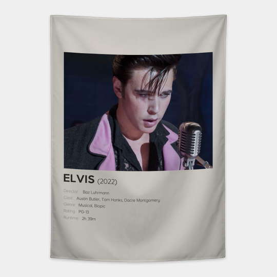 Discover Movie Poster - Elvis Presley - Tapestry