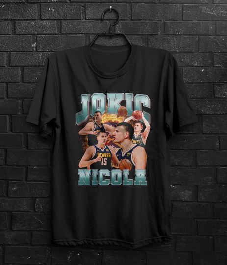 Discover Nikola Joki Shirt, Nikola Jokic Bootleg Sweatshirt, 90s Vintage Graphic