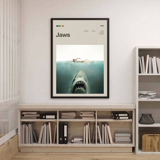 Discover Jaws Quint Vintage Movie Poster