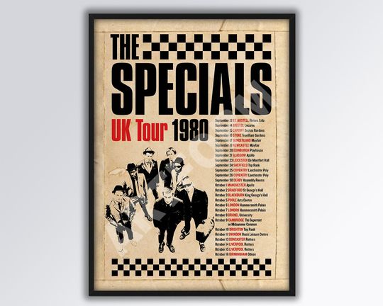 Discover THE SPECIALS Reimagined 1980 Poster