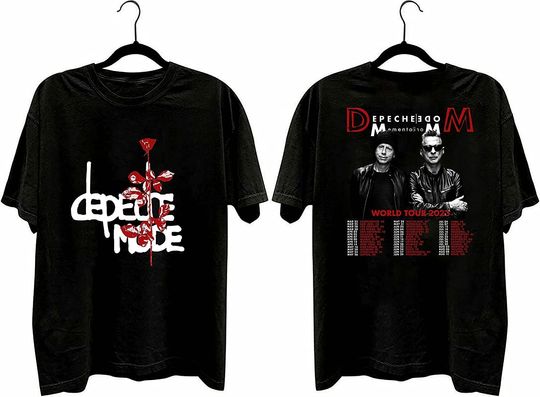 Discover 2023 Depeche Mode Memento Mori World Tour T-Shirt