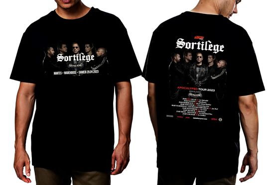 Discover Sortilège tour 2023 Shirt, Sortilège 2023 Concert T-Shirt
