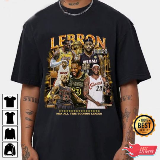 Discover Vintage Lebron James Bootleg T-Shirt