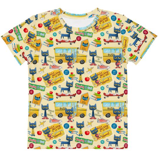 Discover Pete the cat 3D t-shirt