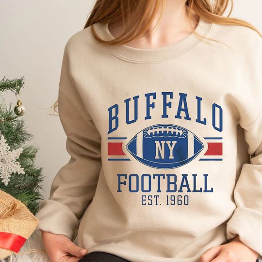 Discover Vintage Buffalo Football Sweatshirt, Bills Vintage Style Shirt