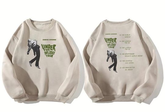 Discover Chris Brown Under The Influence Tour 2023 Sweatshirt, Chris Brown 2023 Shirt