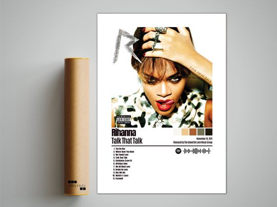 Discover Rihanna Poster | Talk That Talk Poster