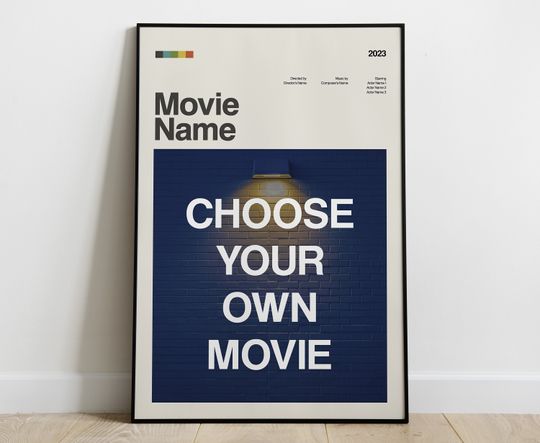 Discover Modern Custom Poster Print