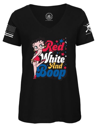 Discover Red White and Boop- Betty Boop-Pop Icon- Betty Boop 3D T-Shirt