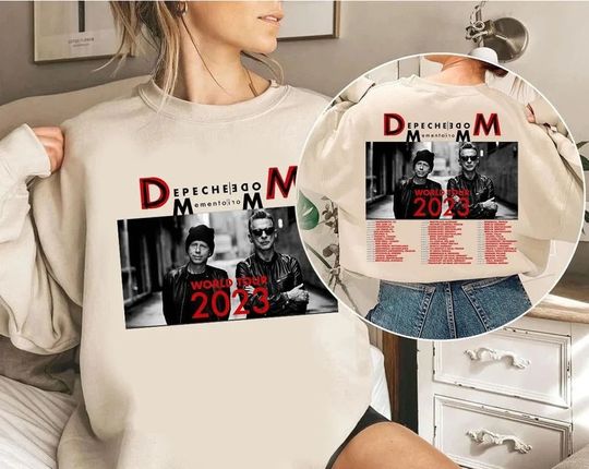 Discover 2023 Depeche Mode Memento Mori World Tour Sweatshirt