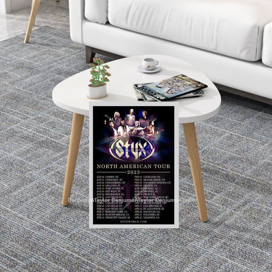 Discover 2022 2023 S.tyx Band North American Tour Dates Poster