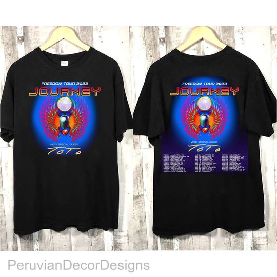 Discover Journey 2023 Freedom Tour Two Sided Shirt