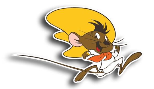 Discover Speedy Gonzales Logo Vinyl Decal / Sticker