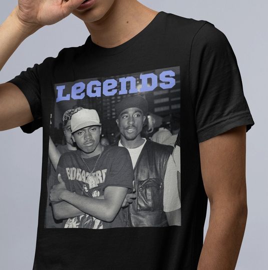 Discover Nas & Pac Kings Of Rap T-Shirt, Nas T-Shirt, 2Pac Shirt, Tupac Shirt