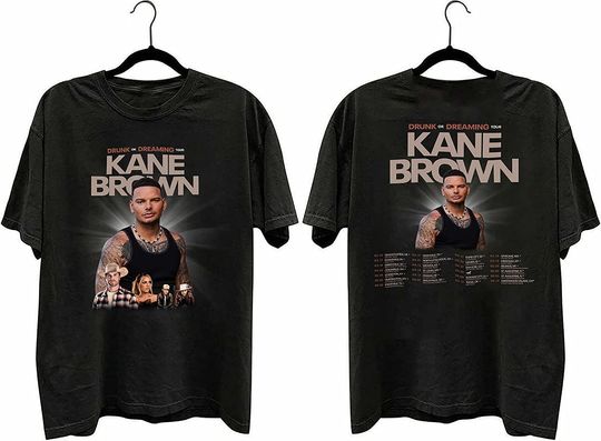 Discover Kane Brown Drunk Or Dreaming Tour 2023 T-Shirt, Kane Brown VTG Concert Tour 2023 Shirt