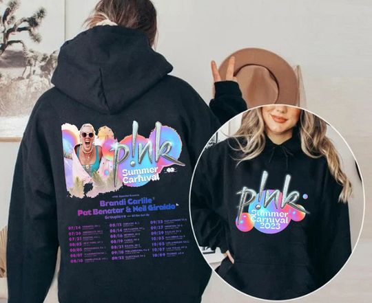 Discover P!nk Summer Carnival Tour 2023 Hoodie, Summer Carnival Tour Hoodie