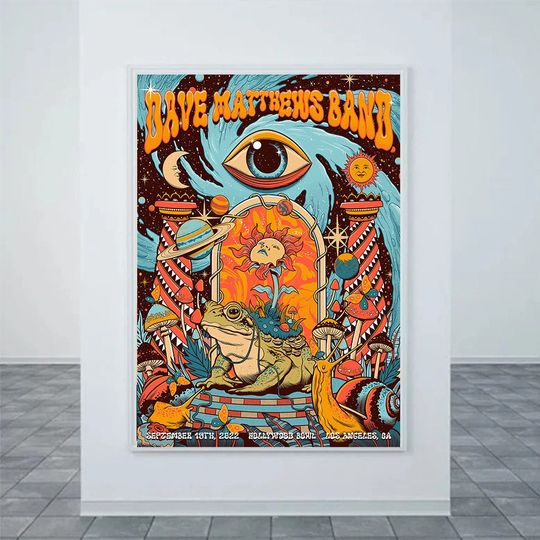 Discover Dave Matthews Band Poster, home decor