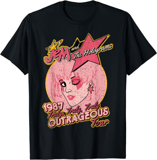 Discover Vintage Jem Outrageous Tour T-Shirt