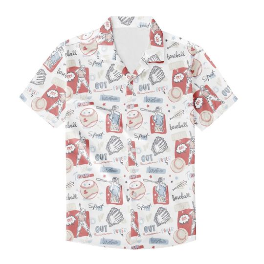Discover Baseball Aloha Hawaiian Shirt