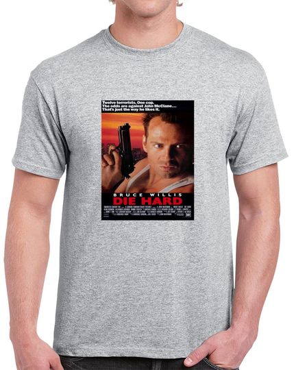 Discover Die Hard Movie Tee Classic Action Movies T Shirt