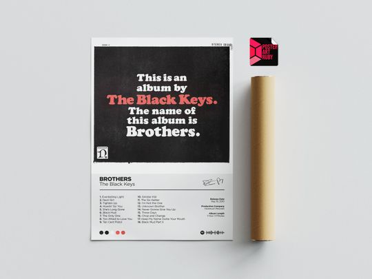 Discover The Black Keys Brothers Album Cover Poster