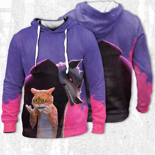 Discover Puss in Boots and Death HOODIE, The Last Wish Movie Shirt Gift, Movie Cartoon Shirt Gift