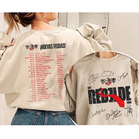 Discover RBD Rebelde Tour 2023 Shirt