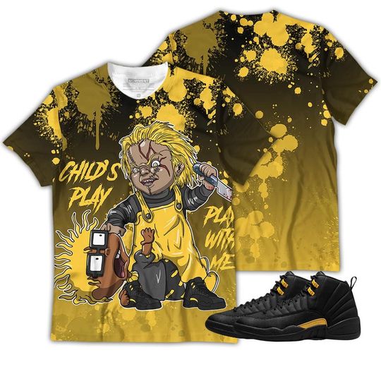Discover Chucky Chuckie Child's Play Match Black Taxi 3D Tshirt