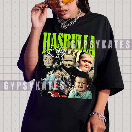Discover 90s Vintage King Hasbulla T-Shirt - Graphic Tee