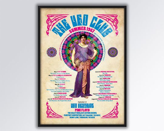Discover UFO Club 1967 Poster
