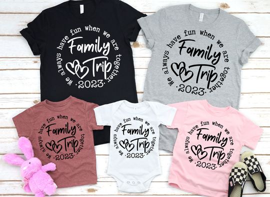 Discover Family Trip 2023 Shirts Matching, Family Vacation Apparel, Weekend 2023 Camping Tees