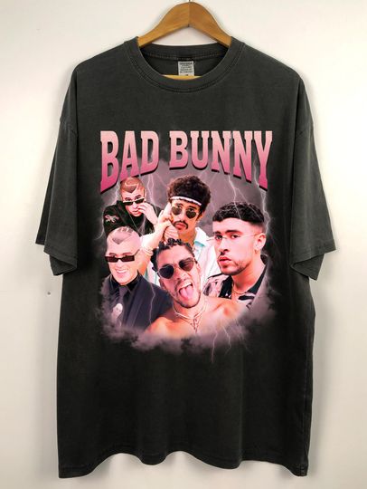 Discover Vintage Bad Bunny, Bad Bunny Concert T-Shirt