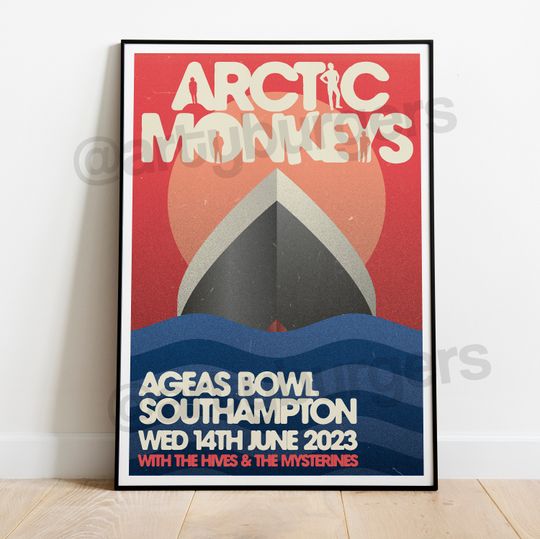 Discover Arctic Monkeys Live Tour 2023 SOUTHAMPTON Poster