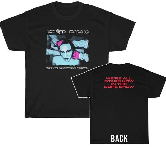 Discover Marilyn Manson Mechanical Animals Era Dope Show Shirt