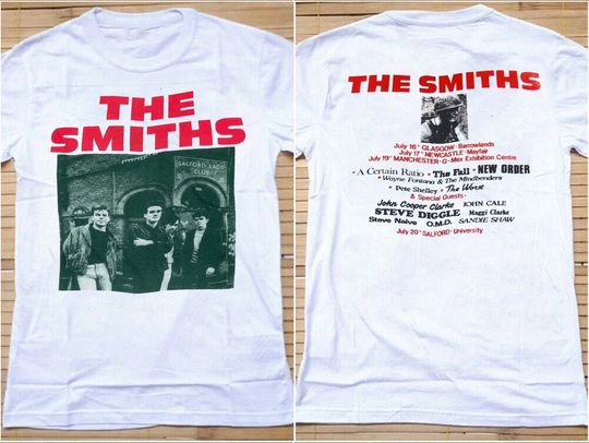 Discover The Smiths Festival Of The Tenth Summer 1986 Tour T-Shirt