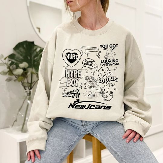 Discover Newjeans Kpop Hype Boy Sweatshirt