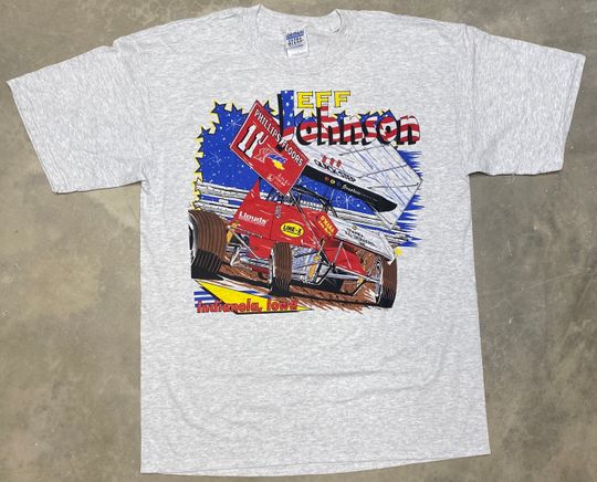 Discover NOS 2000s Jeff Johnson Sprint Car Tee